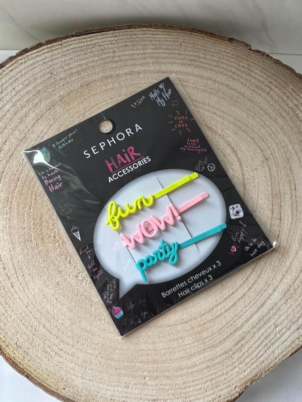 Barrettes sephora messages couleurs