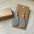 Boucles d oreilles argentees