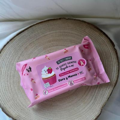 Lingettes fraise chantilly