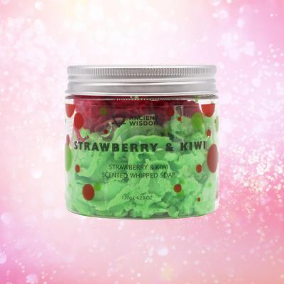Savon fouette fraise kiwi
